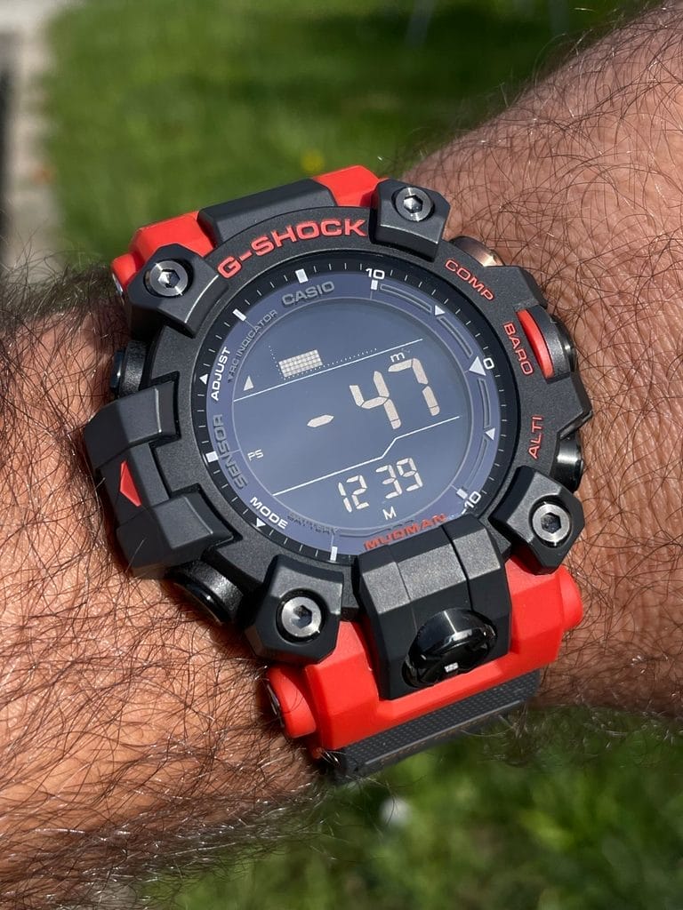 Usage de l'altimètre de la G-SHOCK Mudman GW-9500-1A4