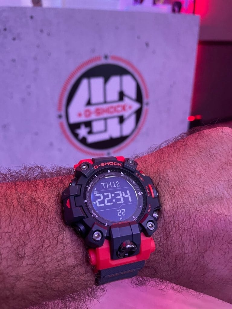 G-SHOCK Mudman GW-9500-1A4, une forte présence au poignet.
