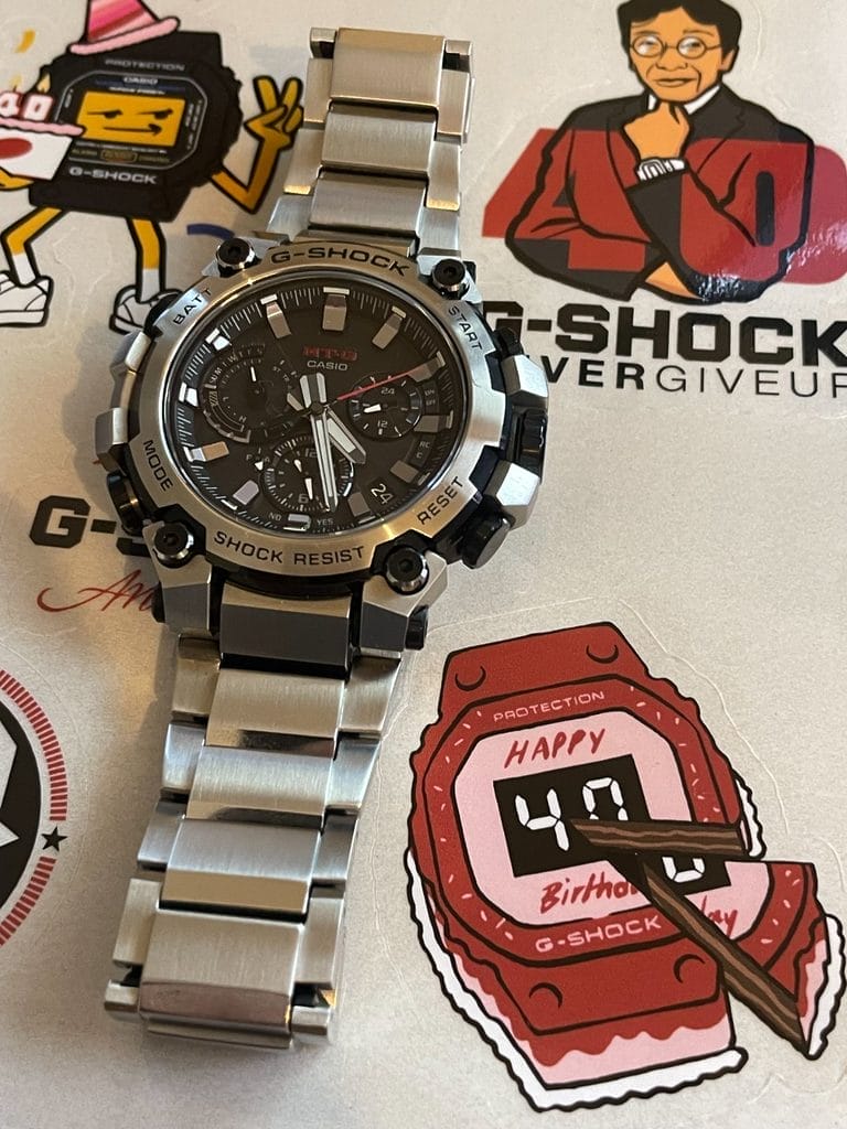 G-SHOCK MTG-B3000D-1A, une montre digne des 40 années d'expertise de la marque !