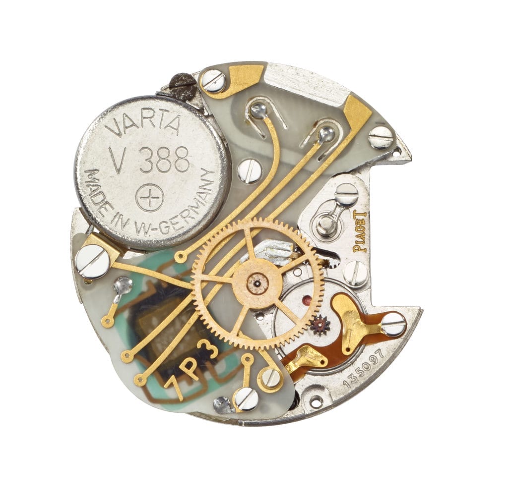 Calibre 7P à quartz de la Piaget Polo historique.