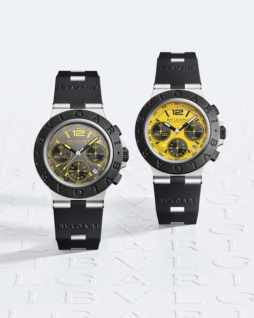 Les deux versions de la BULGARI Aluminim Gran Turismo