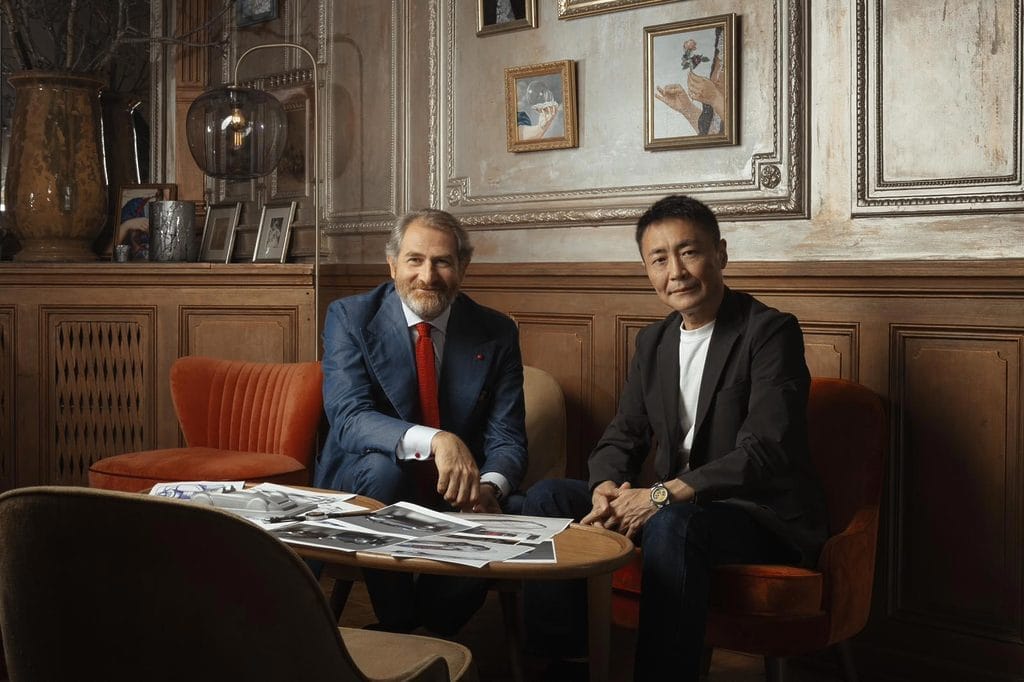 Fabrizio Buonamassa, directeur du design de BULGARI et Kazunori Yamauchi, créateur de Gran Turismo®