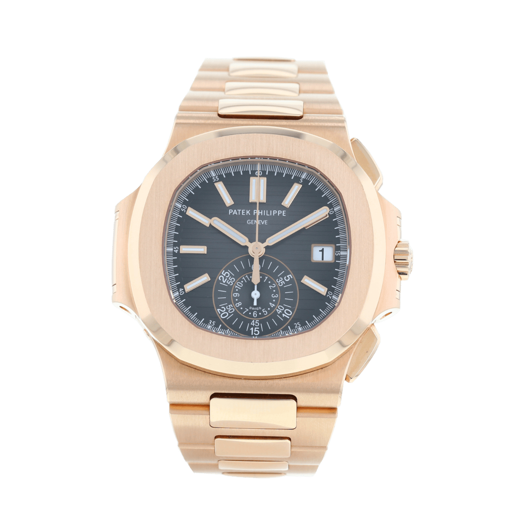 Patek Philippe Nautilus en or rose référence 5980 de 2022 vendue 194 500 €.