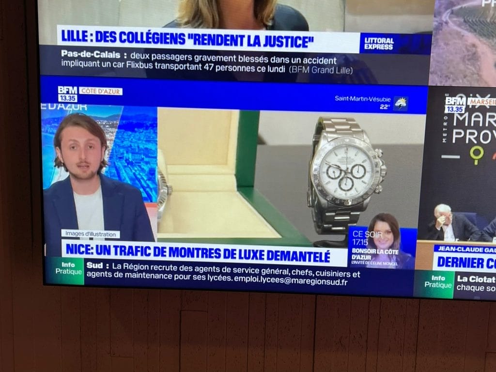 Juin 2022 - La presse se fait écho d'un vaste trafic de contrefaçons de montres démantelé.