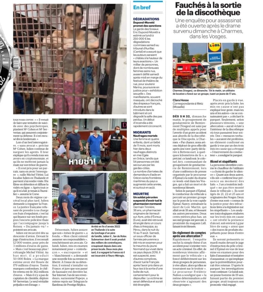 Suite de l'article paru dans Le Parisien en août 2023.