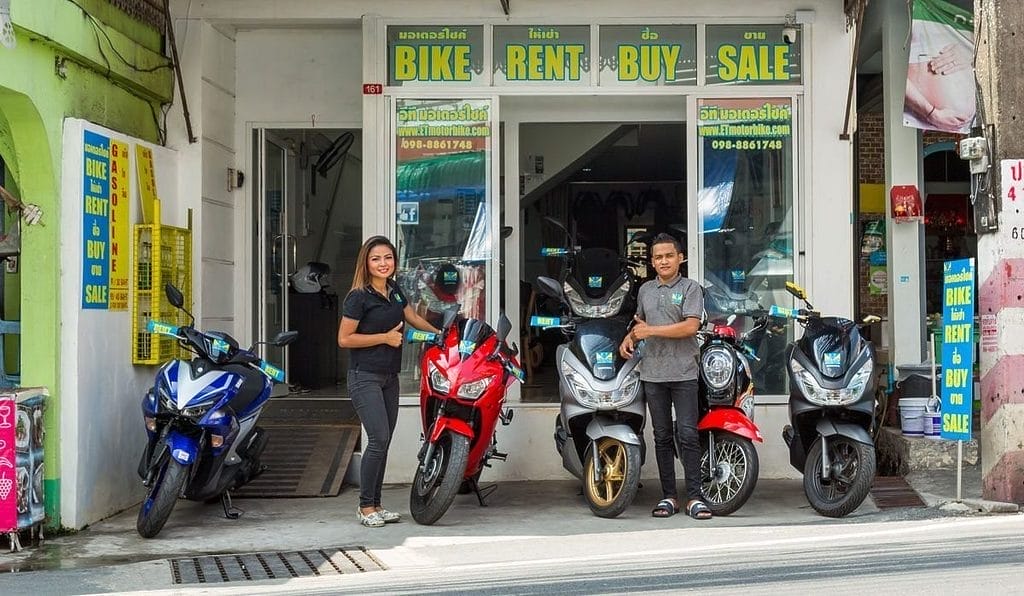 Photo d'illustration - Loueur de motos à Phuket - Source Internet