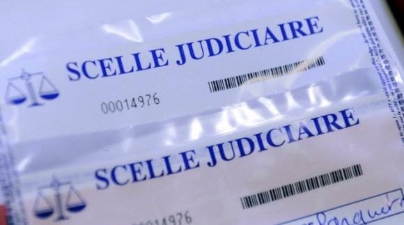 Photo d'illustration - Scellé judiciaire - Source internet