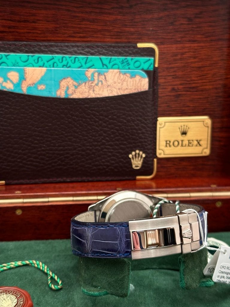 Rare Rolex Daytona cadran Sodalite du programme RCPO - Chez Bucherer Paris