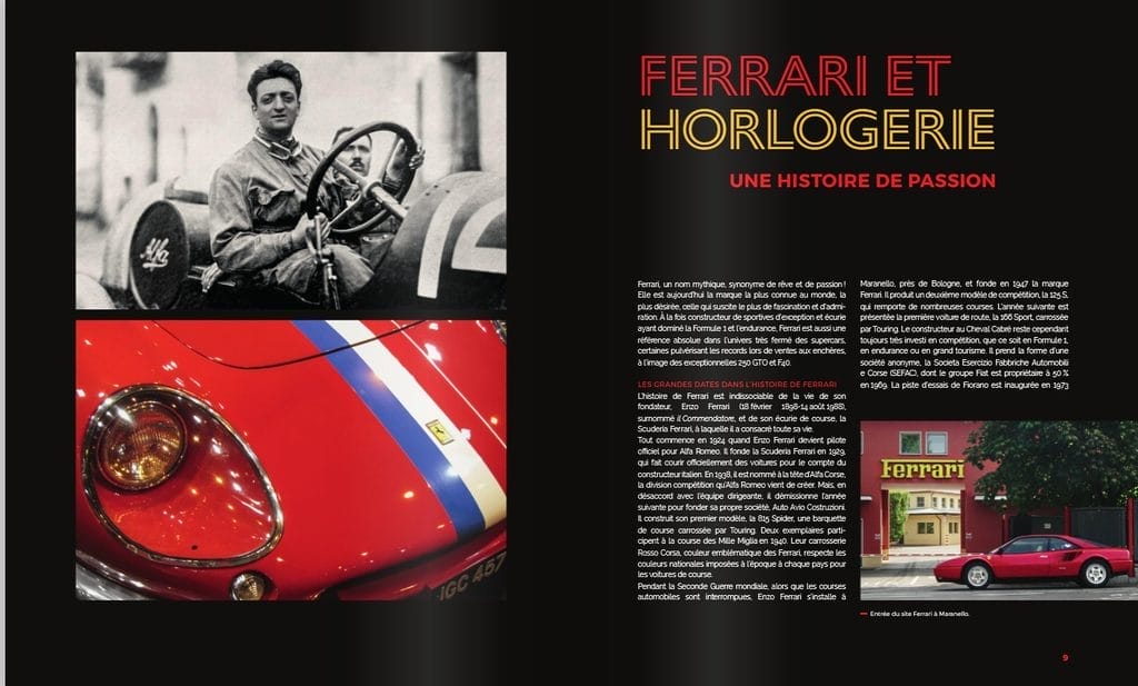 Ferrari et les montres - Mécaniques à hautes performances - Rémy Solnon