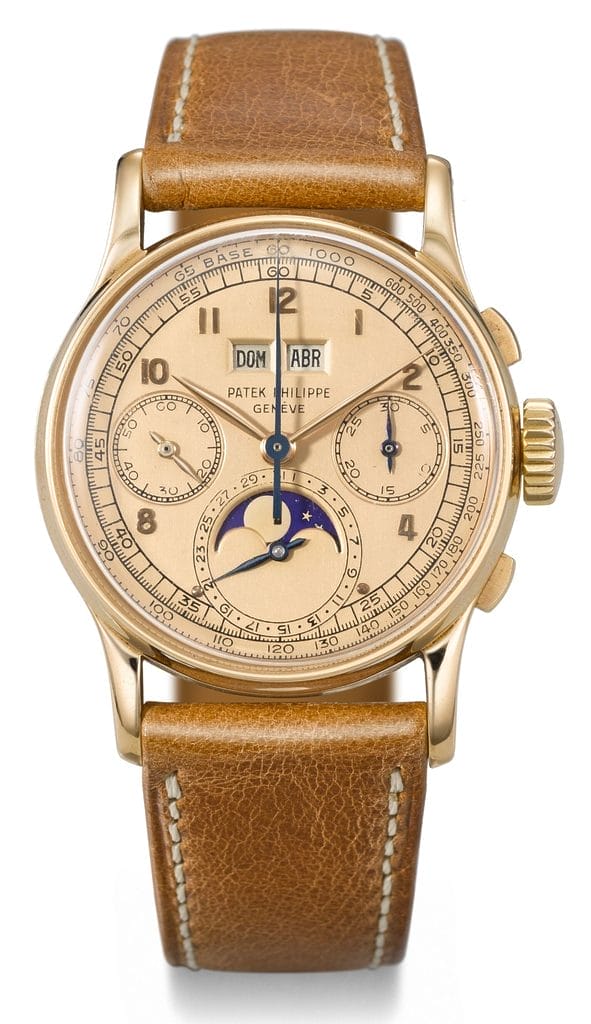 Patek Philippe 1518 en or rose et à cadran rose