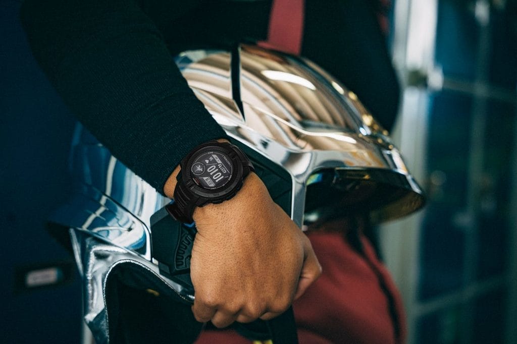 La montre idéale pour l'entraînement des sapeurs-pompiers.