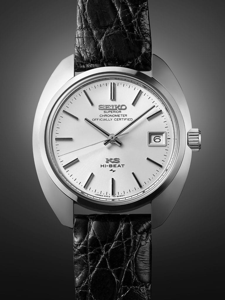 Le modèle King Seiko 45 KCM de 1969 à l'origine de la collection actuelle