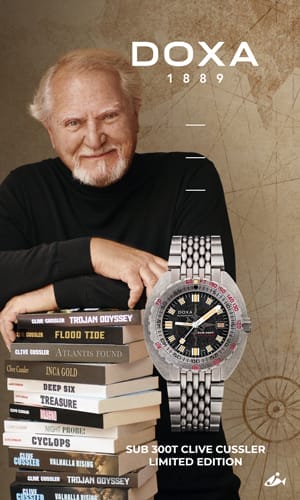 Clive Cussler, Ambassadeur Doxa