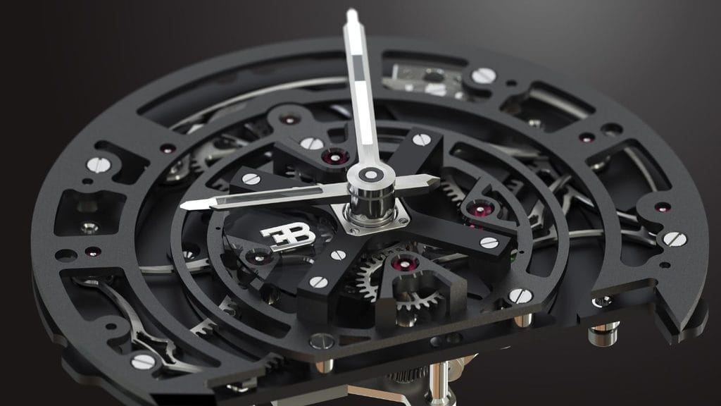 Compteur de la Bugatti Tourbillon