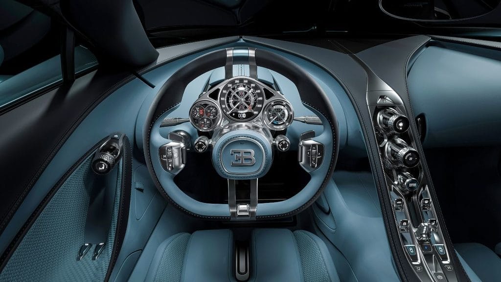 Tableau de bord de la Bugatti Tourbillon