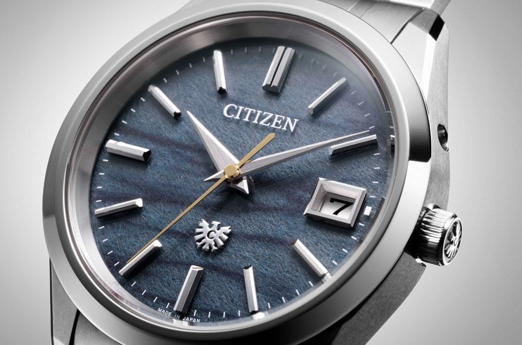 The CITIZEN Washi indigo Shibori AQ4100-65L