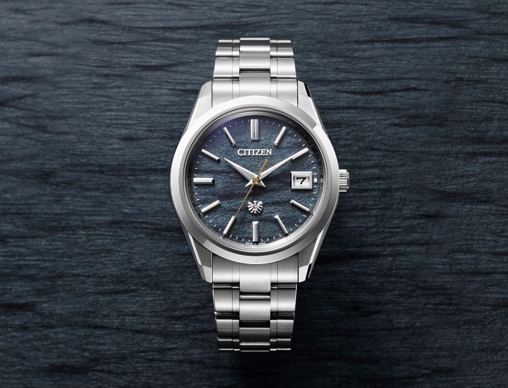 The CITIZEN Washi indigo Shibori AQ4100-65L
