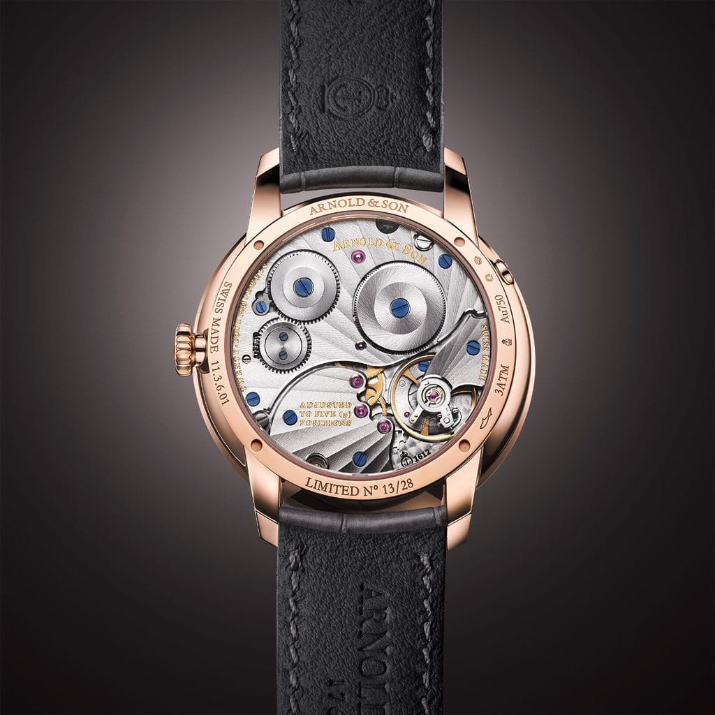Mouvement A&S1612 Arnold & Son Perpetual Moon 38 Red Gold Cliff Grey