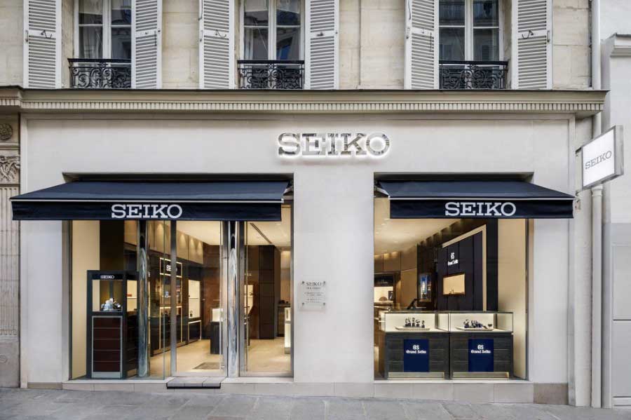 Boutique Seiko à Paris