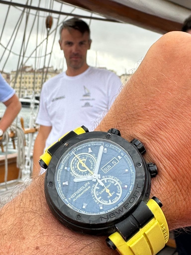 La monter de régate personnelle d'Aurélien Ducroz