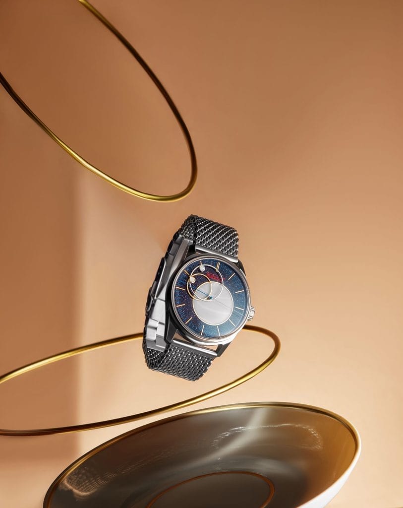 Un design unique et une lecture de l'heure très originale !