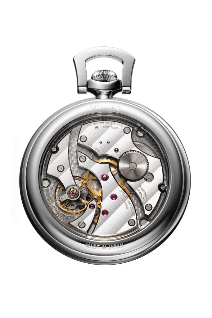 Réédition de la première montre de poche Citizen pour célébrer ses 100 ans.