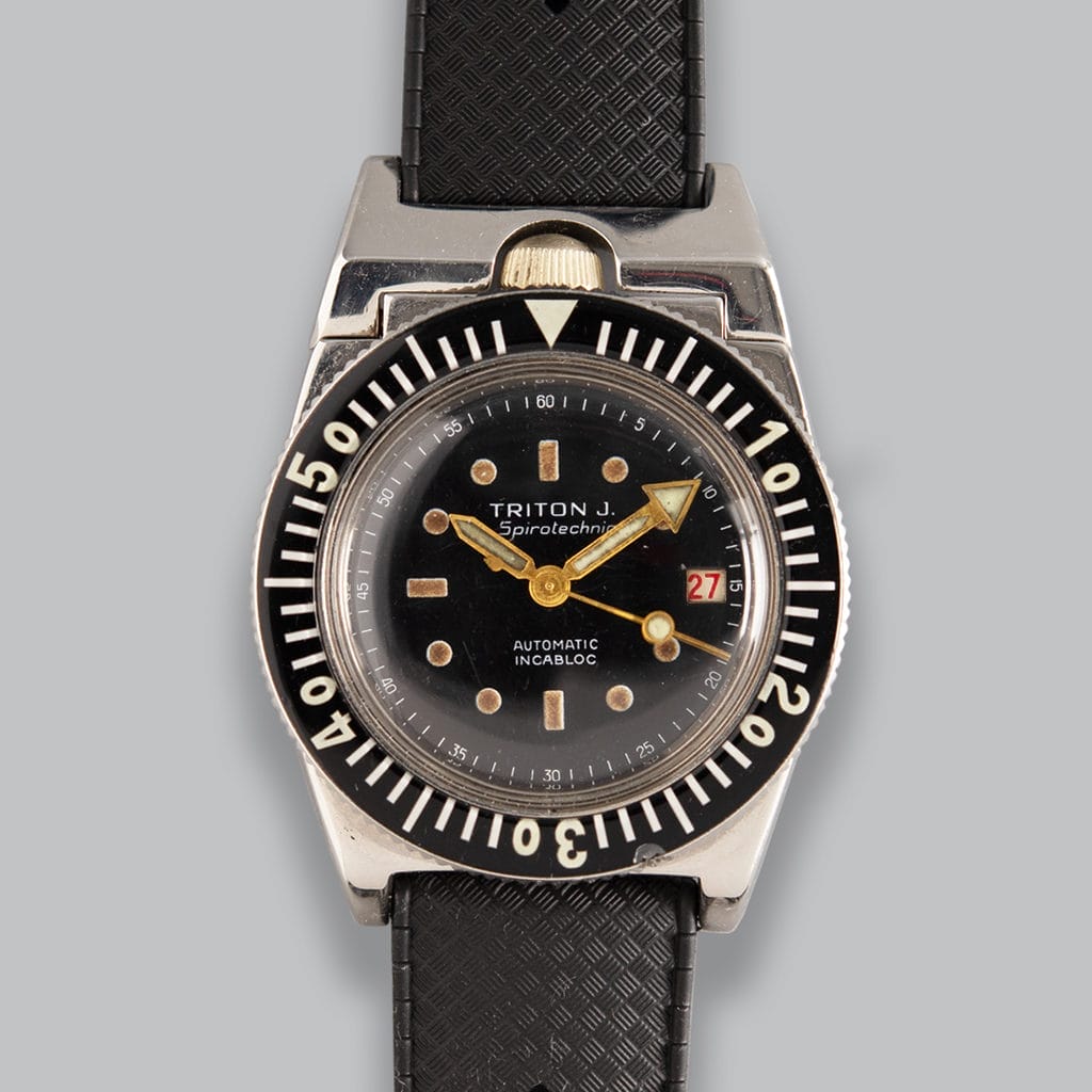 Triton Spirotechnique vintage - Crédit Romain Réa