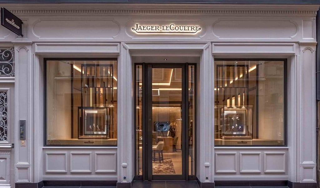Façade de la nouvelle boutique Jaeger-LeCoultre de Strasbourg