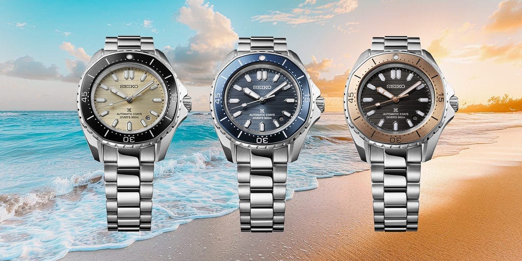 Les 3 nouvelles Seiko Prospex Diver’s 300M