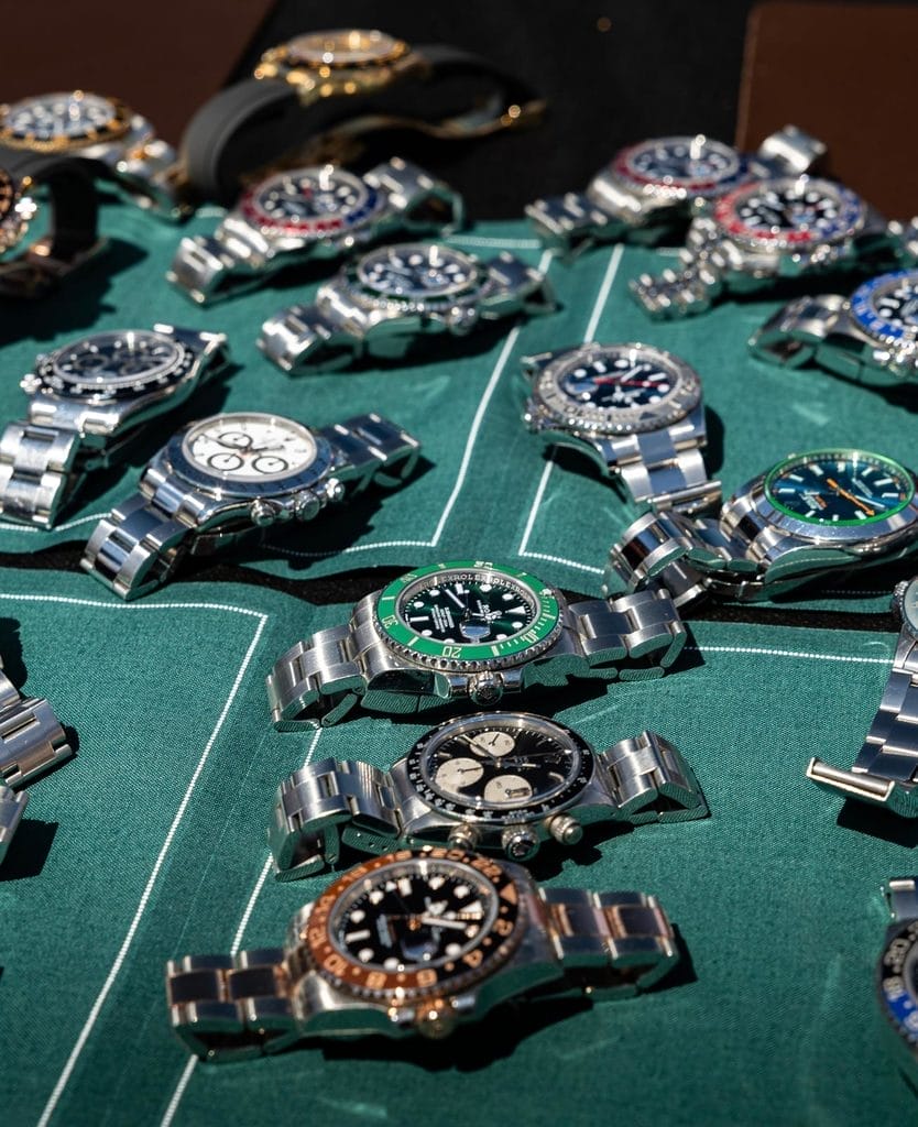 le Table Shot de Rolex Légende- Crédit Larry Pereira