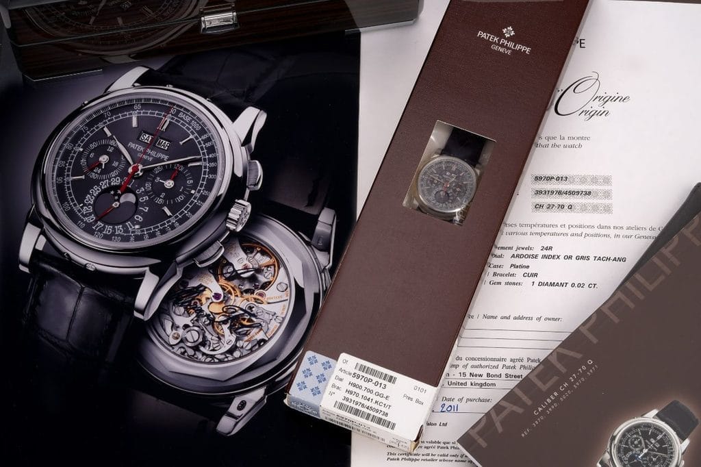Patek Philippe, réf. 5970P-013 en platine, vers 2011
Estimation : HK$ 4 000 000 - 8 000 000 / US$ 513 000 - 1 030 000