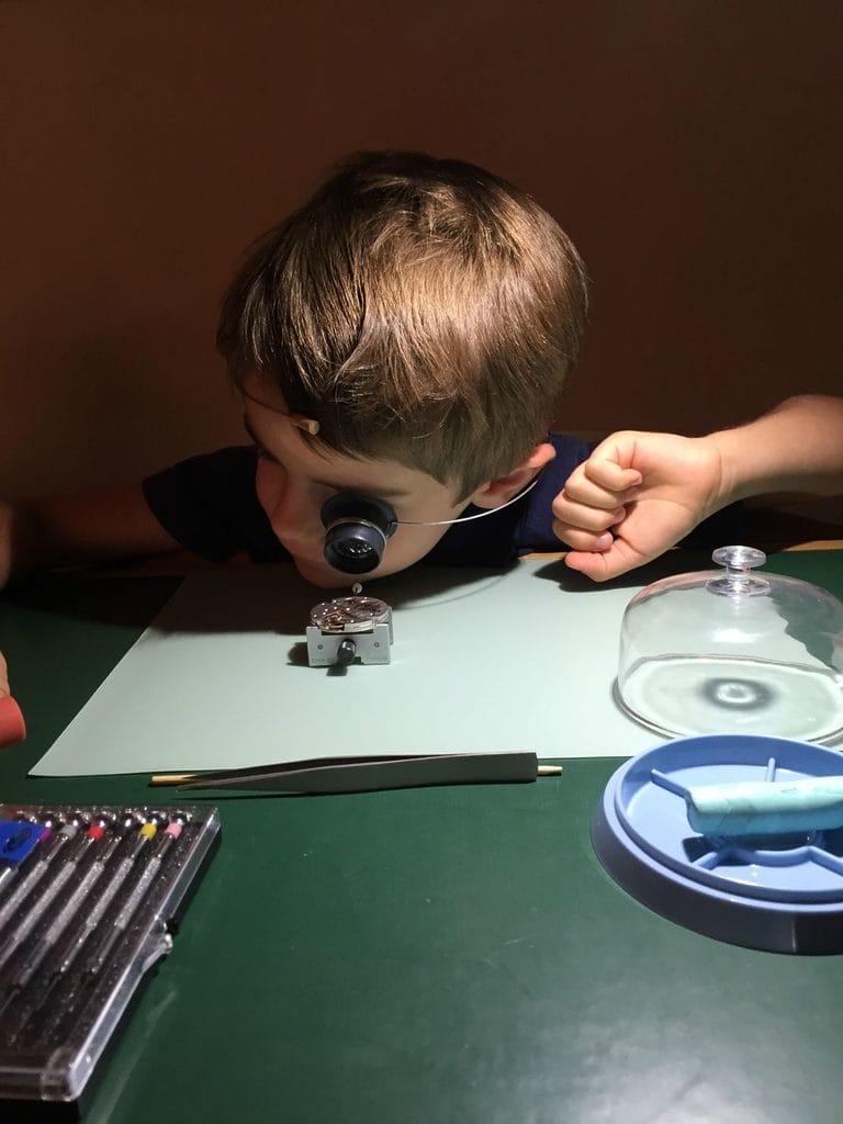 Titouan chez Objectif Horlogerie.