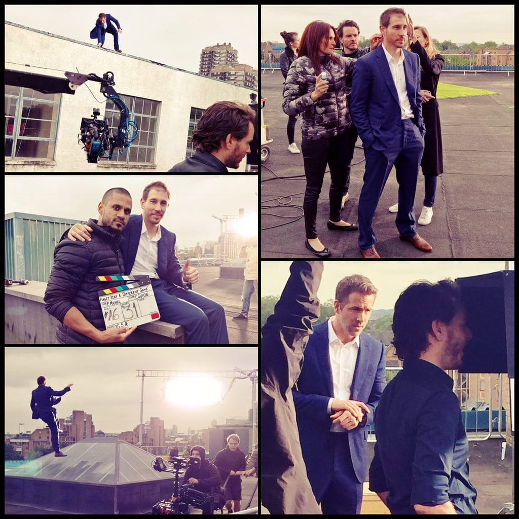 Tournage avec Ryan Reynolds