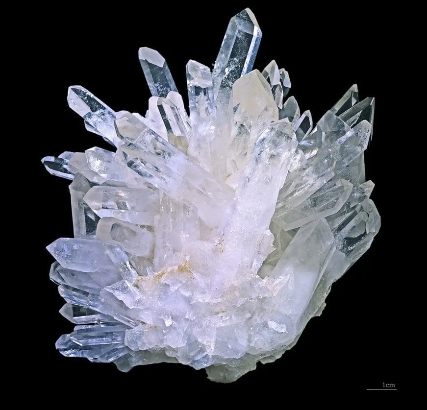 Cristal de quartz, ou autrement appelé cristal de roche